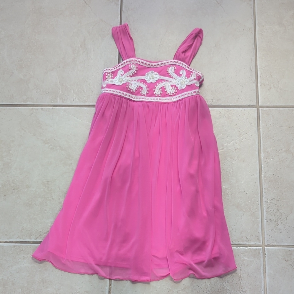 Amy's Closet Vibrant Pink Dress Gils Size 12